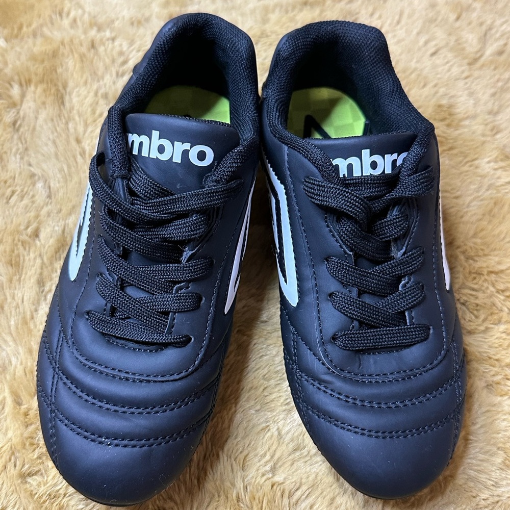 Umbro Black Sneakers Synthetic Leather Lace-Up